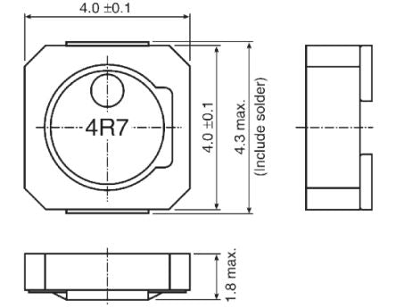 TDK VLCF4018T-100MR74-2 6142576