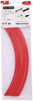 HellermannTyton 308-30311 HIS-3-BAG-3/1-PO-X-RD (10) 7123602