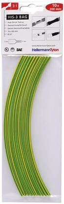 HellermannTyton 308-30316 HIS-3-BAG-3/1-PO-X-GNYE (10) 7123620