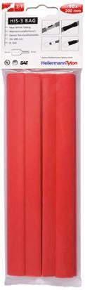 HellermannTyton 308-31211 HIS-3-BAG-12/4-PO-X-RD (10) 7123655