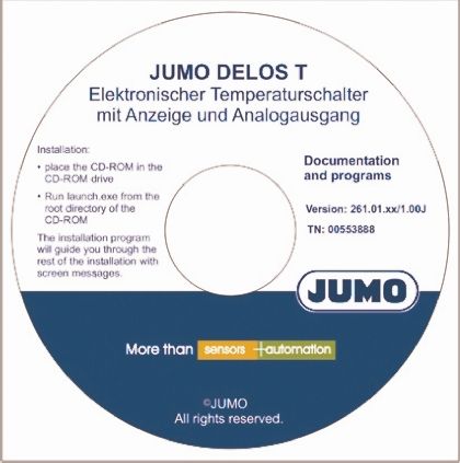 Jumo Setup-Programm Dtrans T 100 7645360