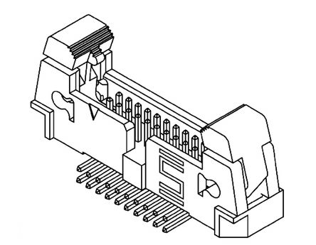 Samtec EHT-105-01-S-D-RA 7668836