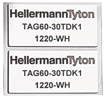 HellermannTyton 596-00581 TAG45-15TDK1-1221-SR-1221-ML (1000) 7757860