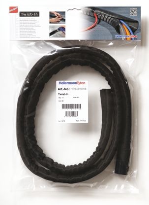 HellermannTyton 170-01012 TWIST-IN 08-PET-BK 8026110