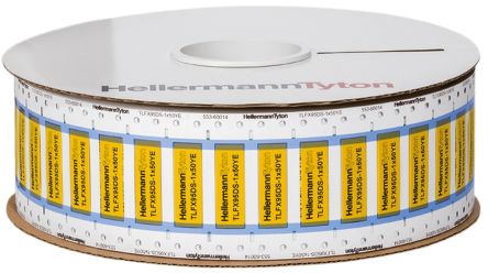 HellermannTyton 553-60017 TLFX254DS-1x50YE-PO-X-YE (1000) 8156662