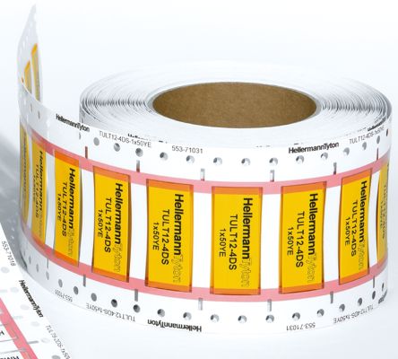 HellermannTyton 553-71019 TULT6-2DS-1x50YE-PO-X-YE (1000) 8156681