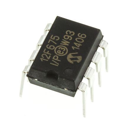 Microchip PIC12F675-I/P 8877164