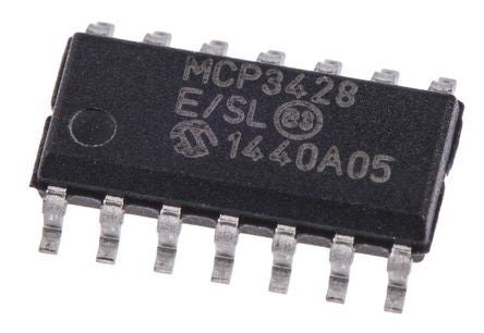 Microchip MCP3428-E/SL 8895948