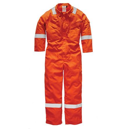 Dickies FR5401 Lightweight Pyrovatex Coverall Orange 42R 9115340