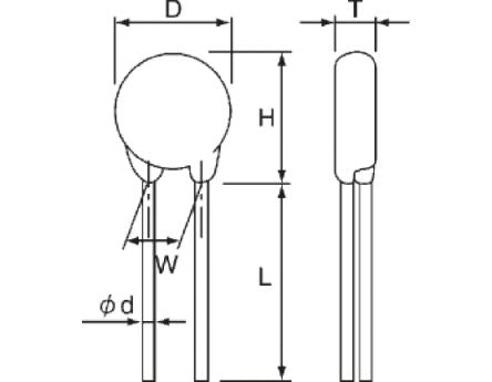 Nippon Chemi-Con TNR5V220K 3165885