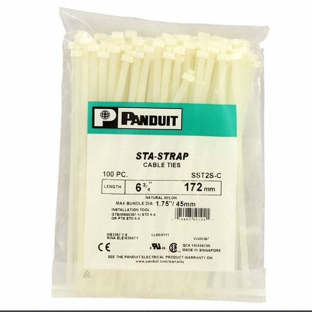 Dây rút Panduit 170mm x 4.57mm Natural [SST2S-C]