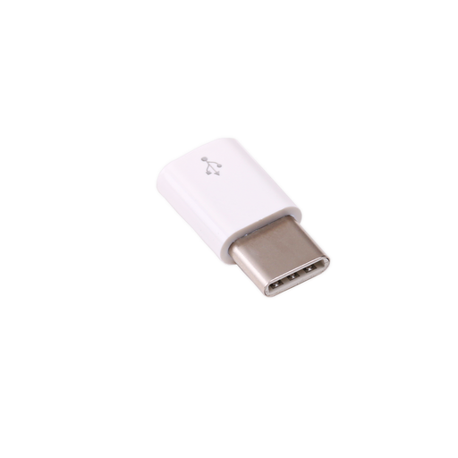 Raspberry Pi USB-Micro B to USB-C Adapter White