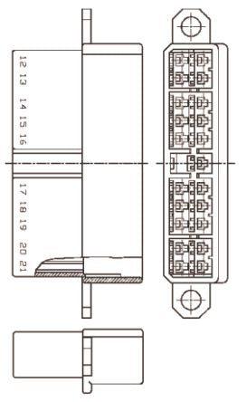 TE Connectivity 172516-1 7122104
