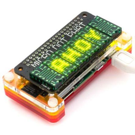 Microdot PHAT Kit Red Led Matrix For Pi