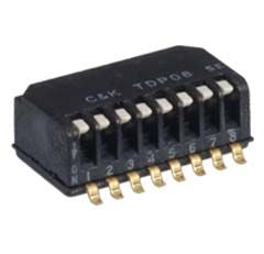 C & K TDP08H0SBD1R 1612972