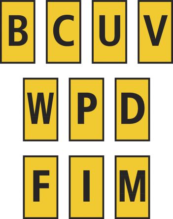 HellermannTyton 561-10019 WIC0 BCUVWPDFIM-PA66-YE 1825735