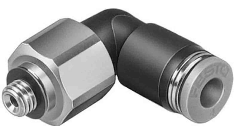 Festo QSRL-M5-6 push-in L-fitting, rotatable