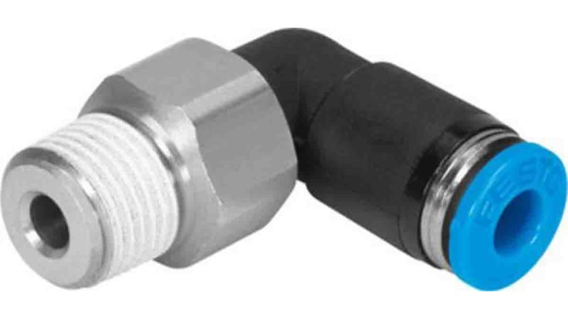 Festo QSRL-3/8-12 push-in L-fitting, rotatable