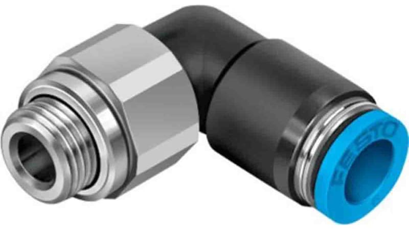 Festo QSRL-G3/8-8 push-in L-fitting, rotatable