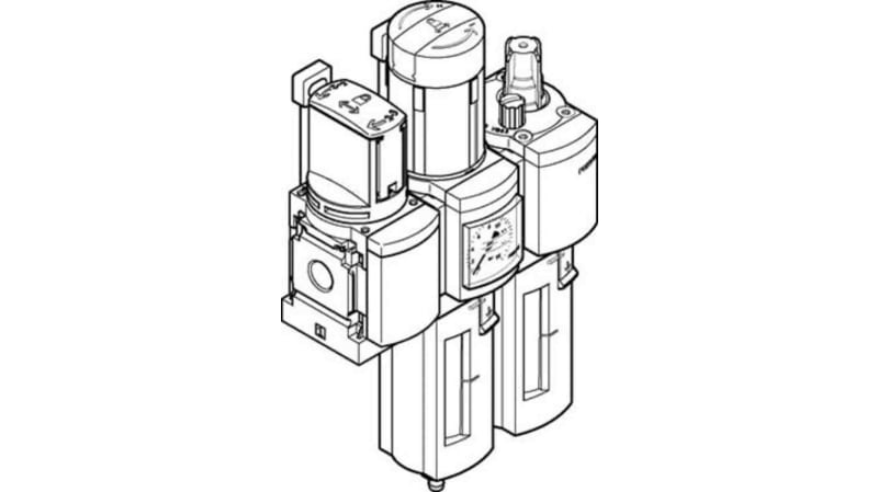 Festo G 1/4 FRL, Manual Drain, 40μm Filtration Size