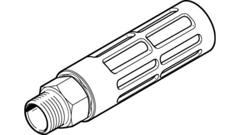 Festo U PE 10bar Pneumatic Silencer, Threaded, G 3/4 Male