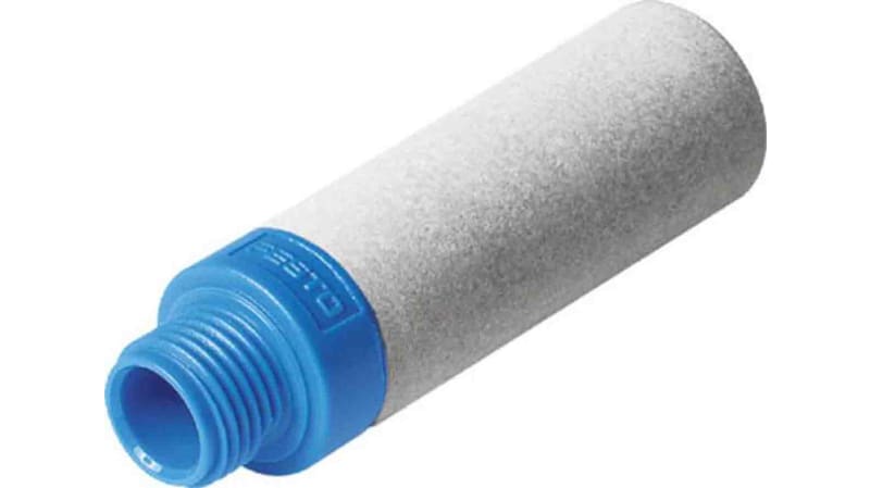 Festo UO PE 8bar Pneumatic Silencer, Threaded, G 1/4 Male