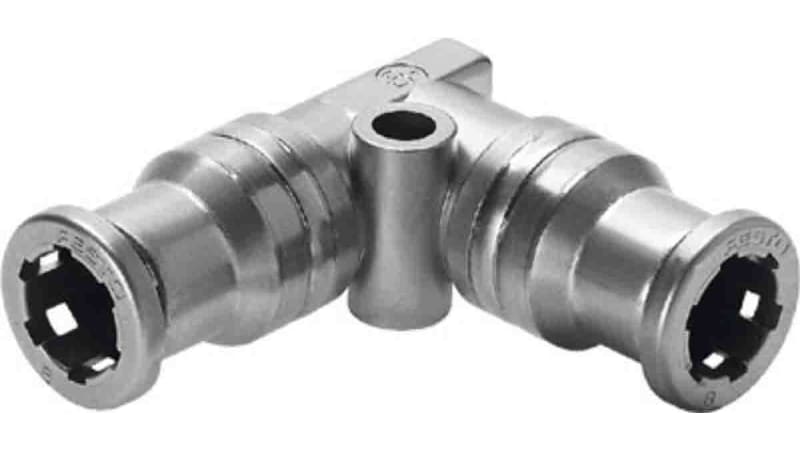 Festo Elbow Tube-toTube Adaptor to Push In 6 mm to Push In 6 mm, QS Series