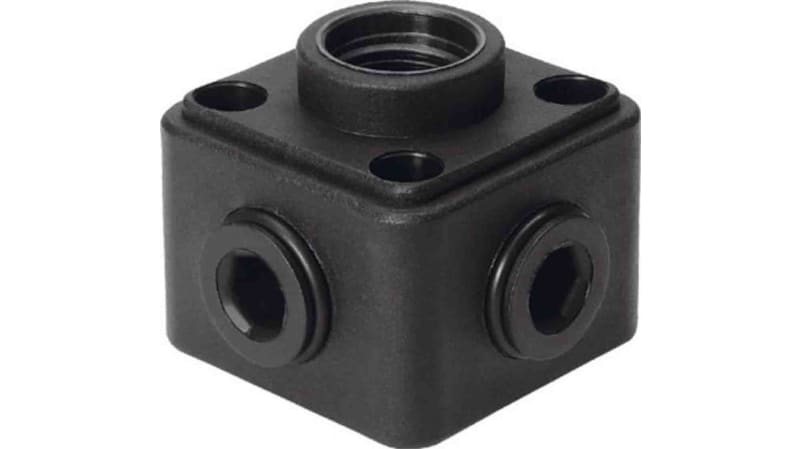 Festo 4 Outlet Ports POM Pneumatic Manifold Tube-to-Tube Fitting