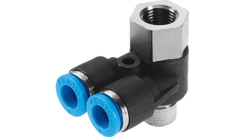 Festo Y Threaded Adaptor Push In 8 mm to R 1/4 Male