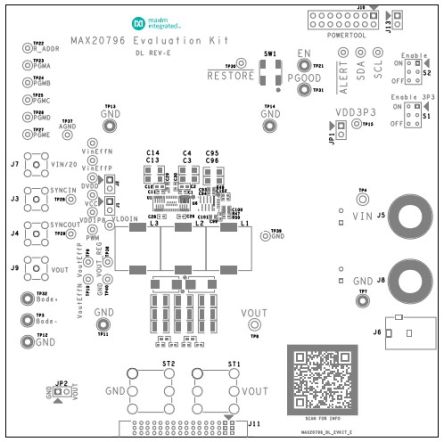 Maxim Integrated MAX20796DL2EVKIT# 2154813