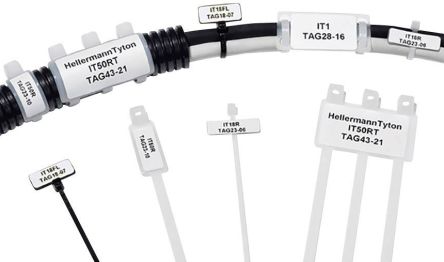 HellermannTyton 596-12260 TAG43-21TD1-892-WH-892-WH 2160338