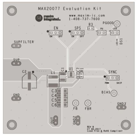 Maxim Integrated MAX20077EVKIT# 2177676