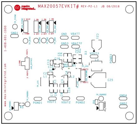 Maxim Integrated MAX20057EVKIT# 2222356