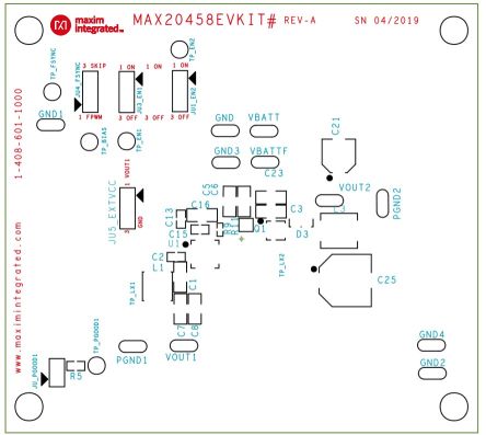 Maxim Integrated MAX20458EVKIT# 2222362