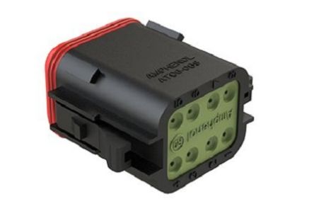 Amphenol Industrial AT06-08SA-RDBLK 2245652