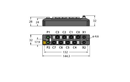 Turck TBEN-S1-4DIP-4DOP 2274694