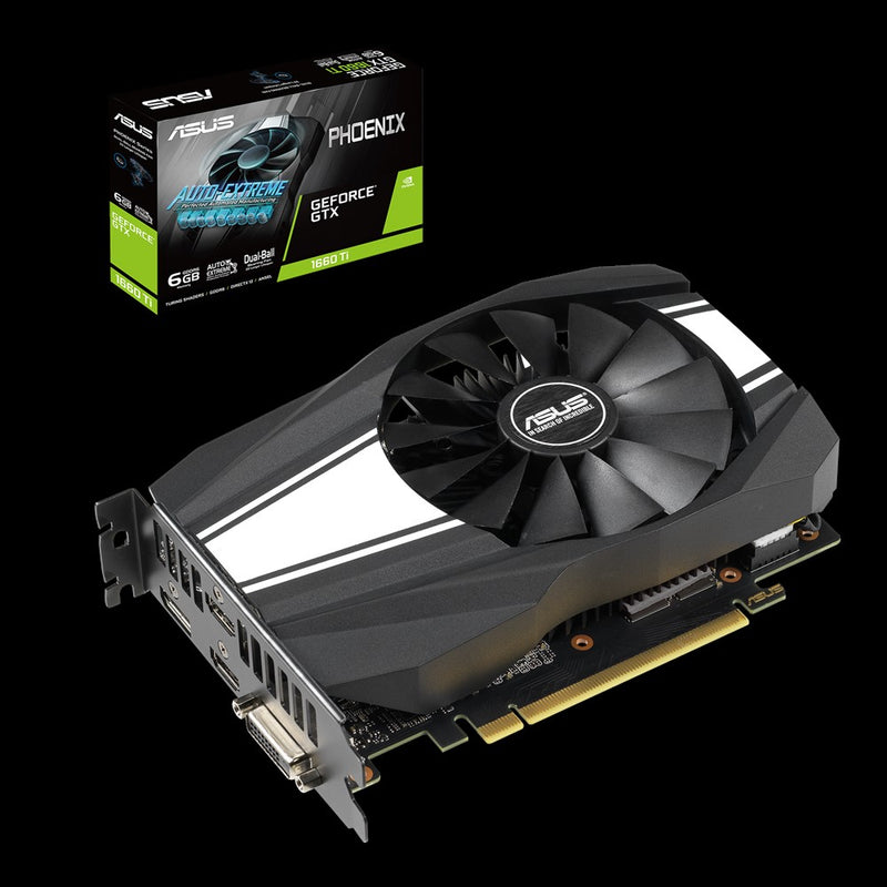 Card màn hình VGA ASUS PH-GTX1660 TI-6G, 6GB, GDDR6, (ASU725)