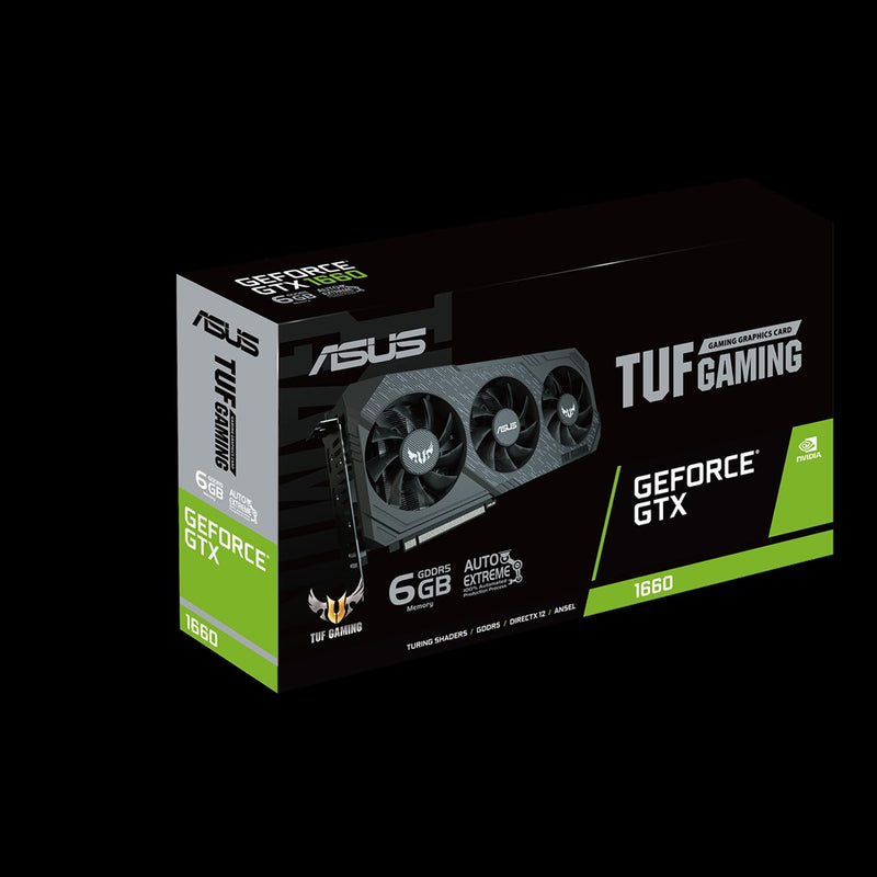 Card màn hình VGA ASUS TUF-GTX1660-6G-GAMING, 4GB, GDDR6, (ASU755)