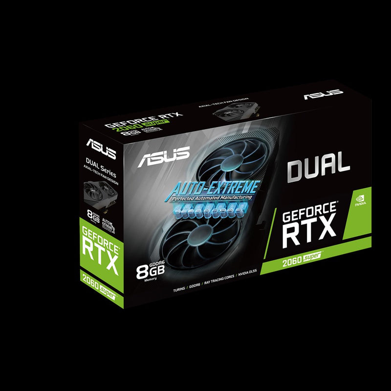 Card màn hình VGA ASUS DUAL-RTX2060S-8G-EVO-V2, 8GB, GDDR6, (ASU705)