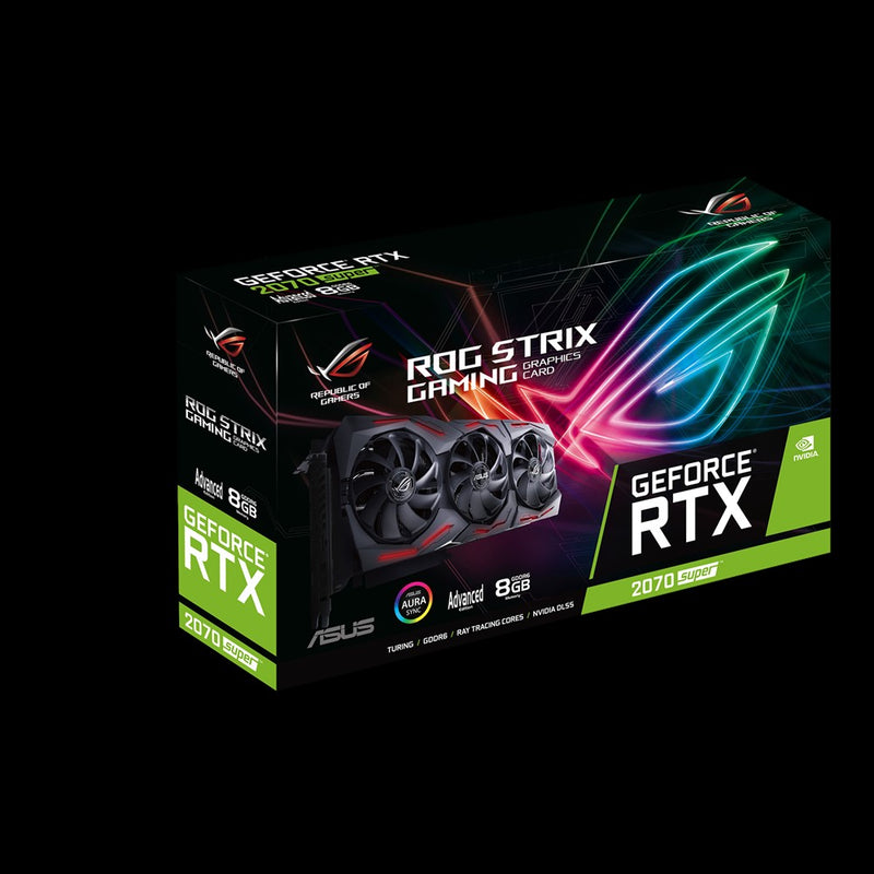 Card màn hình VGA ASUS ROG-STRIX-RTX2070S-A8G-GAMING, 8GB, GDDR6, (ASU736)