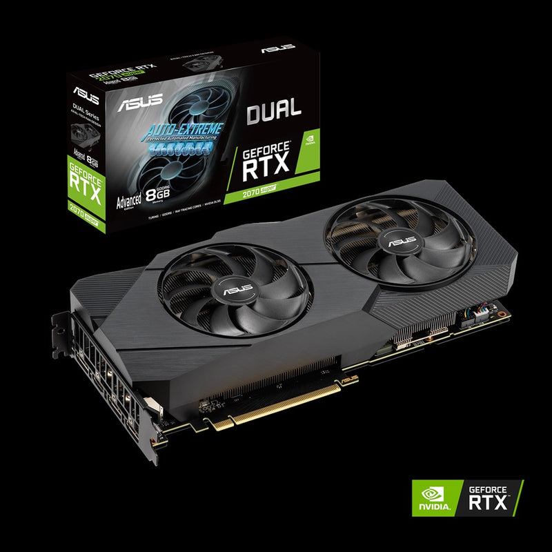 Card màn hình VGA ASUS DUAL-RTX2070S-A8G-EVO, 8GB, GDDR6, (ASU709)