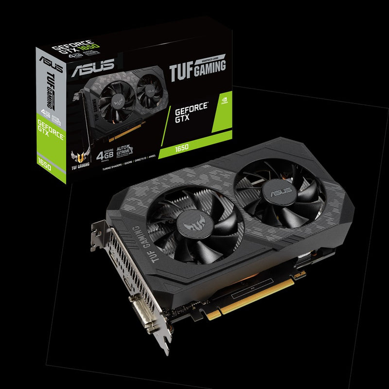 Card màn hình VGA ASUS TUF-GTX1650-4GD6-GAMING, 4GB, GDDR6, (ASU751)