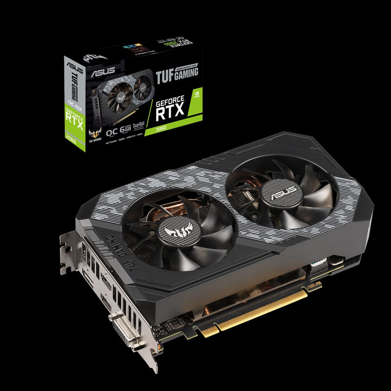 Card màn hình VGA ASUS TUF-RTX2060-O6G-GAMING, 6GB, GDDR6, (ASU759)