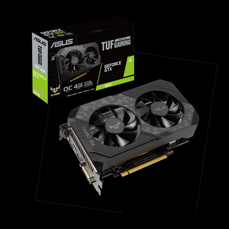 Card màn hình VGA ASUS TUF-GTX1650-O4GD6-GAMING, 4GB, GDDR6, (ASU752)