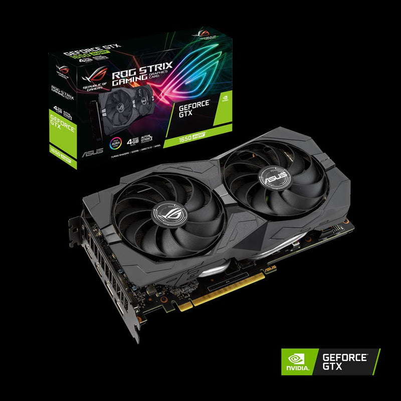 Card màn hình VGA ASUS ROG-STRIX-GTX1650S-4G-GAMING, 4GB, GDDR6, (ASU730)