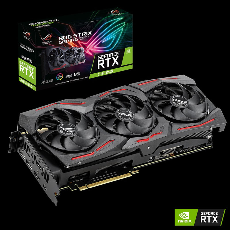 Card màn hình VGA ASUS ROG-STRIX-RTX2080S-A8G-GAMING, 8GB, GDDR6, (ASU739)